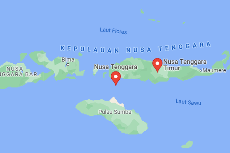 Peta Kepulauan Nusa Tenggara 