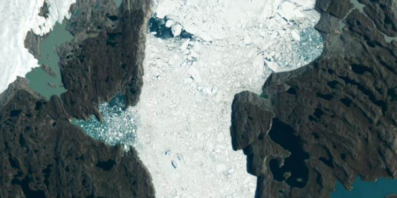 Pencairan es di Greenland
