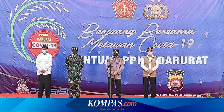 Kapolri: Kota Serang dan Pandeglang Terendah Penerapan Prokes, Panglima TNI: Ada Warga Desa Masih Tak Percaya Covid - Vimarsana News