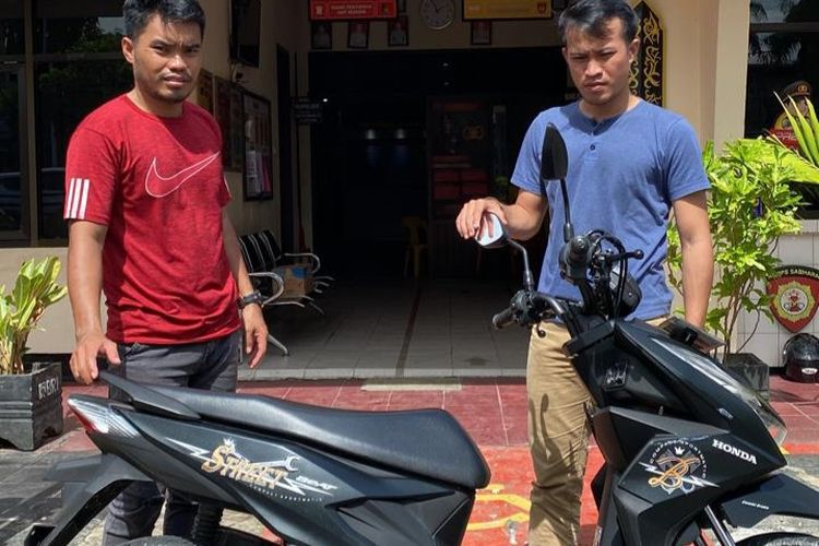 Barang bukti Honda Beat Street yang diamankan Polisi dari bocah 13 Tahun di Nunukan Kaltara