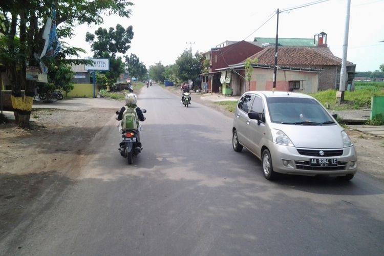 Jalan Raya Gemuh Kabupaten Kendal Yang siap dilewati pemudik. 