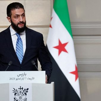 Presiden interim Suriah Ahmed Al-Sharaa.