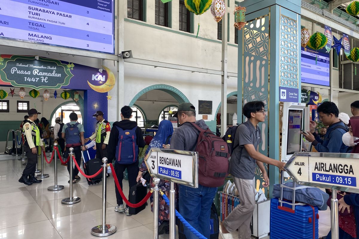 KAI Imbau Calon Penumpang Mudik Lebaran Datang Lebih Awal ke Stasiun
