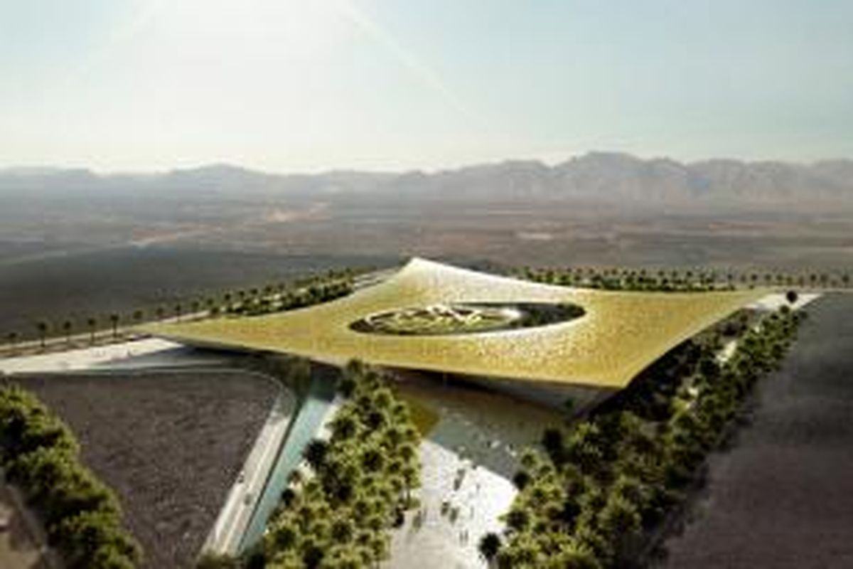 Firma arsitektur asal Madrid, Rafael de La-Hoz, merilis visualisasi hasil desainnya untuk kompetisi Noble Quran Oasis.