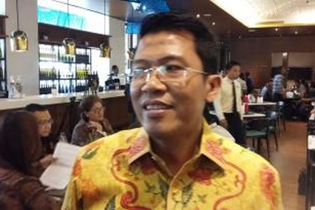Politisi Golkar Mukhamad Misbakhun, saat ditemui dalam peluncuran buku berjudul Sejumlah Tanya Melawan Lupa, yang berisi sejumlah fakta baru mengenai skandal bail out Bank Century, di Hotel Atlet Senayan, Jakarta, Rabu (19/8/2015).
