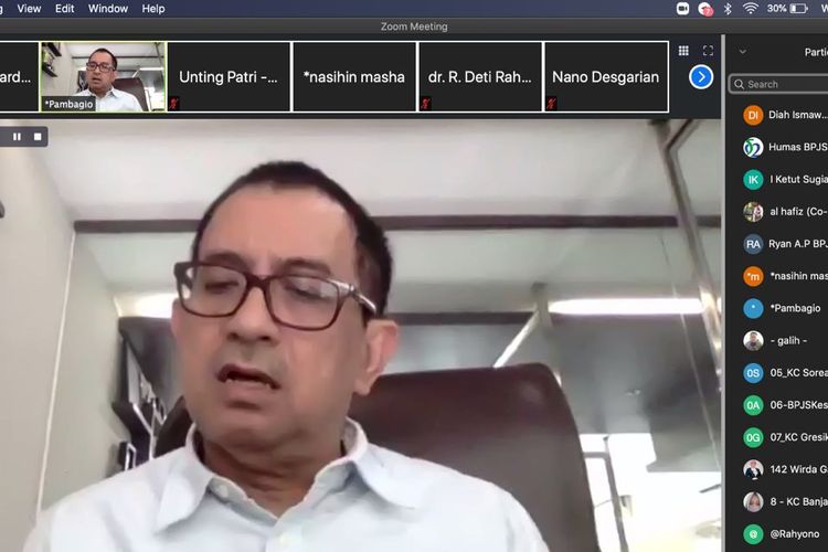 Pengamat Kebijakan Publik Agus Pambagio memberikan opini terkait upaya yang dilakukan seluruh pelaku JKN-KIS selama ini, Rabu (16/12/2020).
