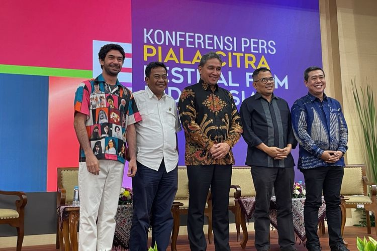 Pengumuman nama-nama juri akhir Festival Film Indonesia 2022 yang digelar di kawasan Sudirman, Jakarta Pusat, Jumat (11/11/2022). 