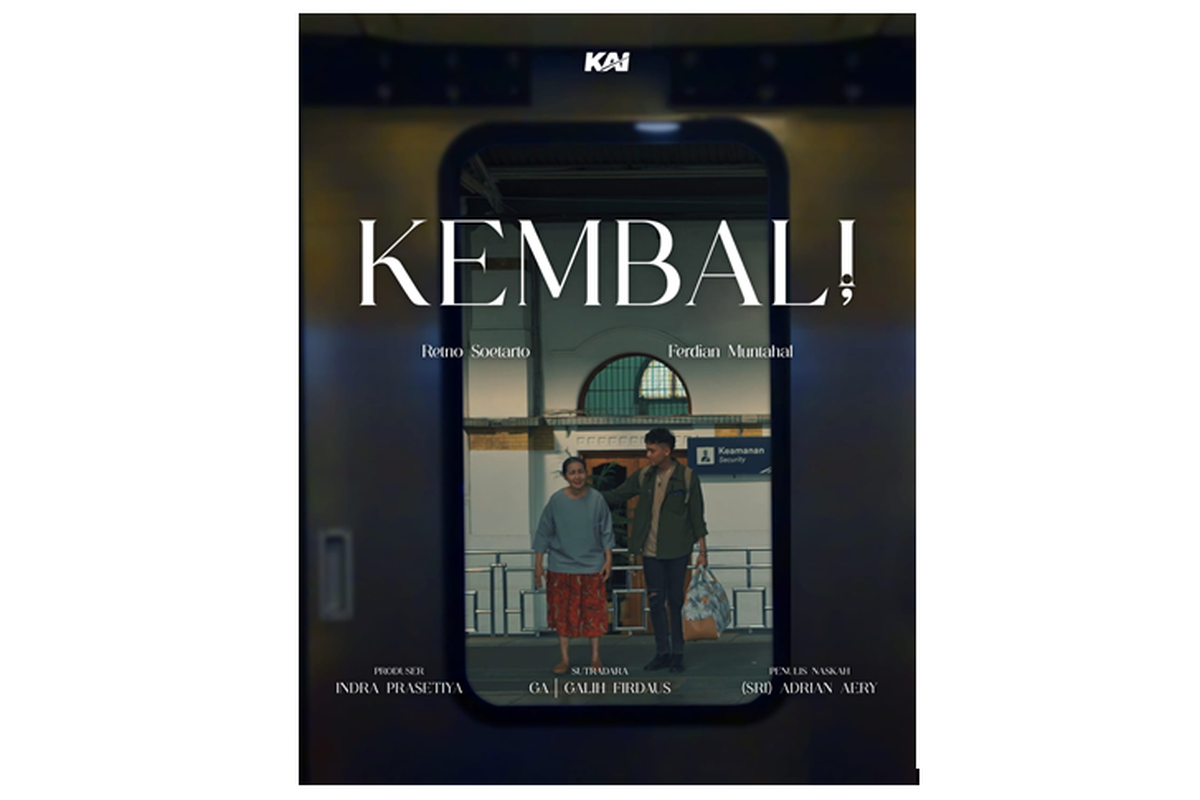 Melalui film Kembali, KAI mengundang seluruh masyarakat untuk menikmati kisah yang penuh makna ini, merefleksikan arti pentingnya pulang, mudik, dan membangun kembali kenangan indah bersama keluarga.