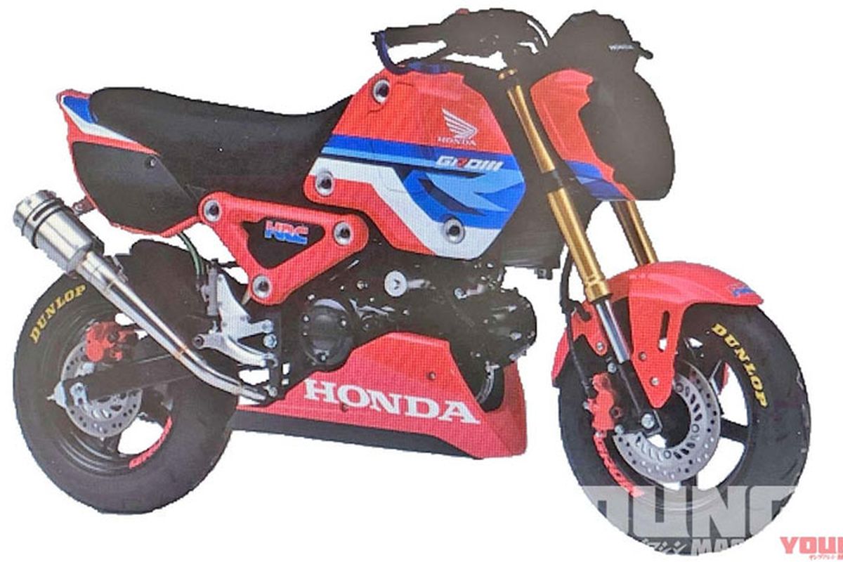 Bocoran gambar yang ditengarai generasi baru Honda Grom 