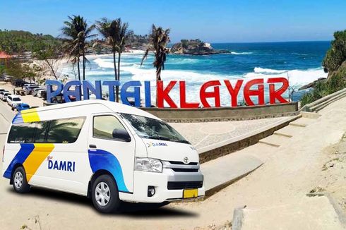 DAMRI Layani Rute Stasiun Magetan-Pantai Klayar Pacitan