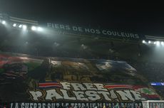 Suporter Bentangkan Spanduk "Free Palestine", PSG Lolos dari Hukuman