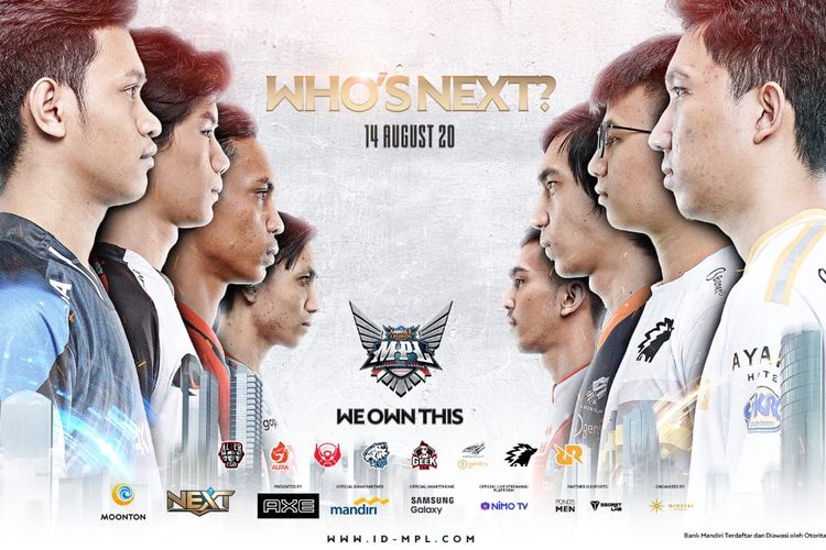 Mobile Legends Professional League (MPL) Indonesia Season 6 akan bergulir pada 14 Agustus 2020.