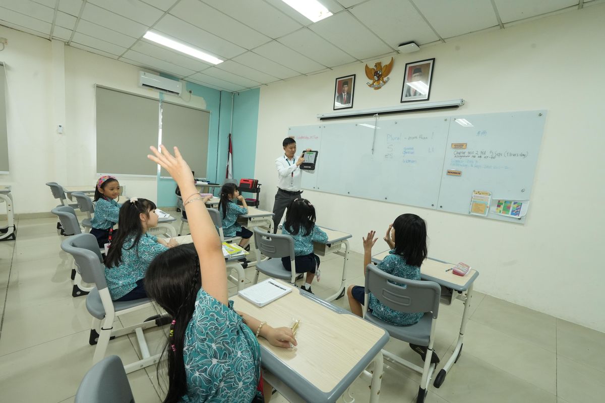 Ilustrasi sekolah yang mengadaptasi kurikulum Cambridge.
