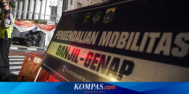 Ganjil Genap di 3 Ruas Jalan, Polisi Sebut Masih Banyak yang Melanggar - Vimarsana News