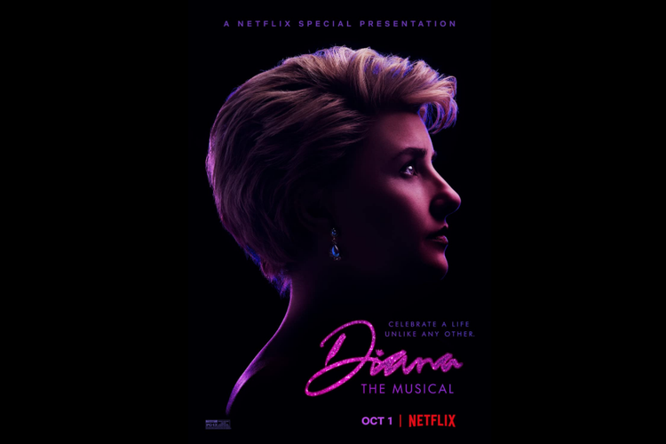 Film Diana: The Musical dapat disaksikan di Netflix mulai 1 Oktober 2021.