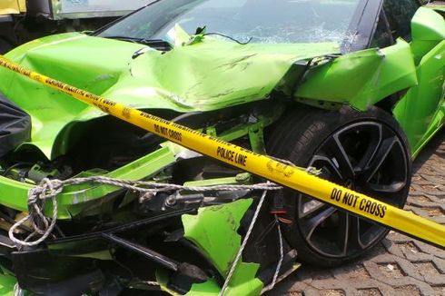 Polisi Tunggu Kesaksian Sopir Bus di Kecelakaan Lamborghini Hotman