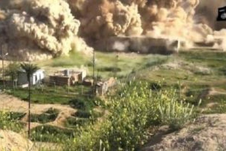ISIS meledakkan reruntuhan kota kuno Nimrud di Irak 