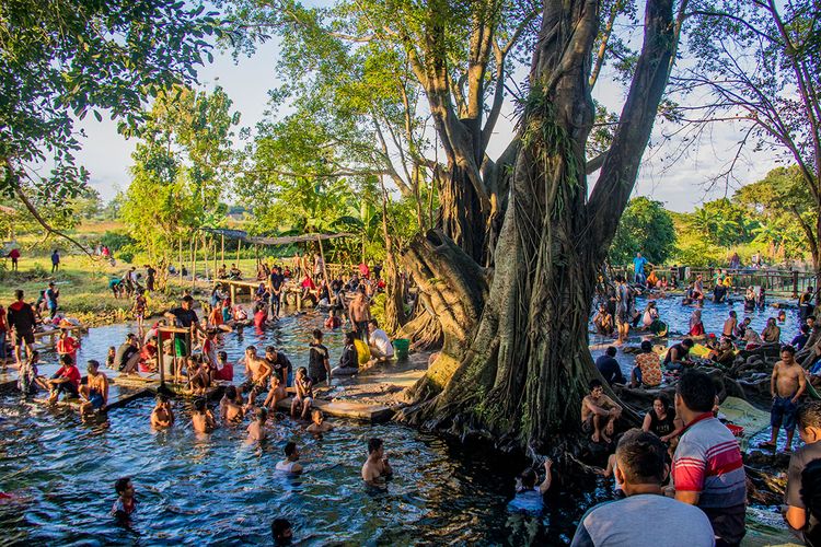 Umbul Manten di Klaten jelang Ramadhan 2019 lalu.