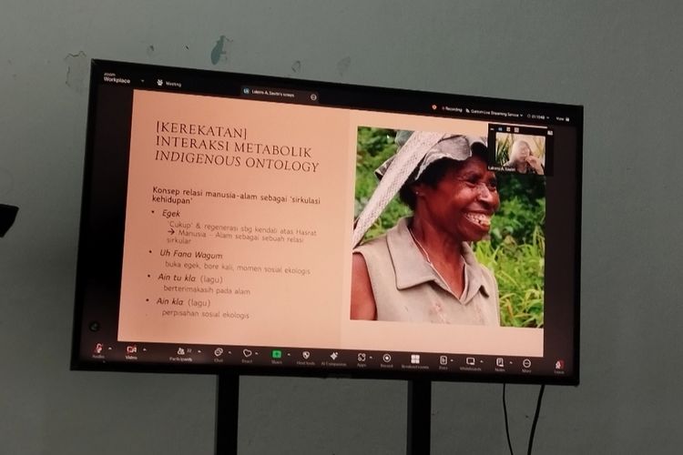 Ilustrasi perempuan adat