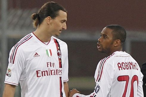 Robinho: Ibrahimovic Pernah Adu Jiu-Jitsu dengan Gattuso