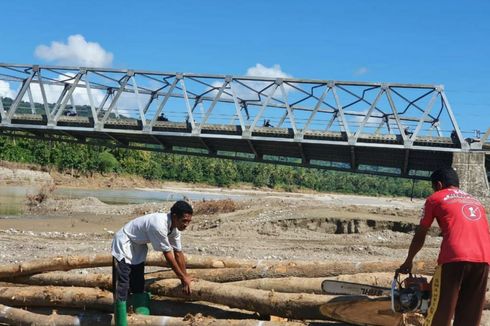 Kementerian PUPR dan TNI AD Tuntaskan Pemasangan Jembatan Bailey di NTT