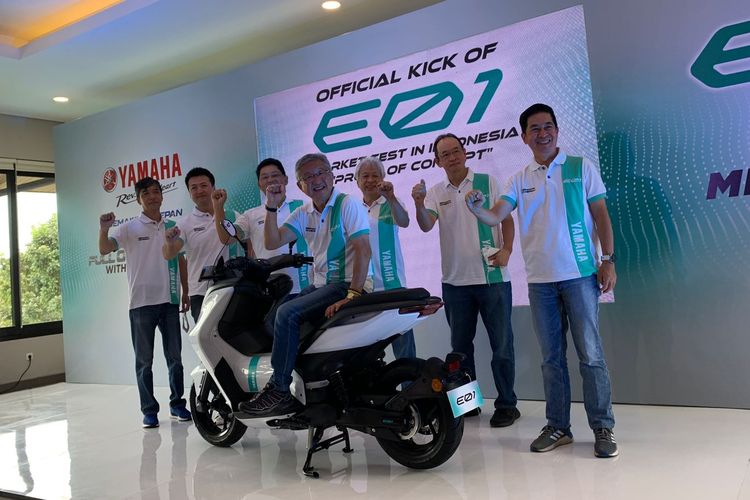 Yamaha Indonesia resmi memulai tes pasar motor listrik Yamaha E01