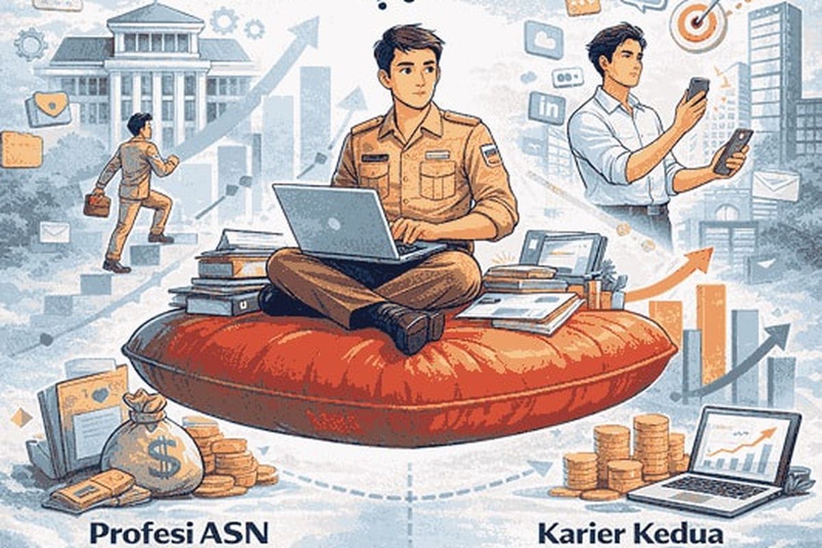 Fenomena Career Cushioning di Kalangan ASN: Mencari Bantalan Karier di Luar Birokrasi