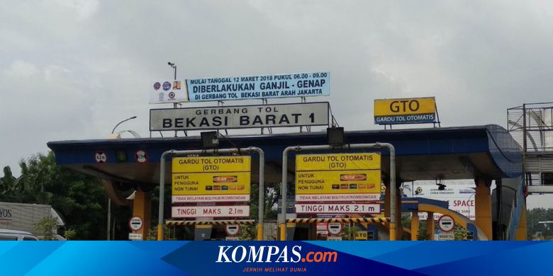 Begini Aturan Ganjil Genap di Pintu Tol Bekasi  Timur dan Barat