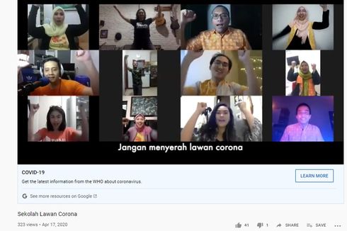 Saat Guru Bernyanyi Secara Online dan Tebarkan Semangat Lawan Corona