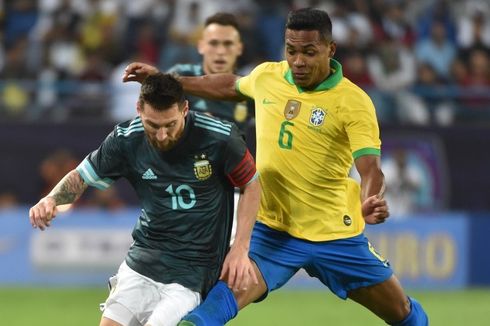 Brasil Vs Argentina, Lionel Messi Menangkan Tim Tango