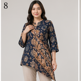 Inspirasi 15 model batik tunik kantoran yang stylish, nyaman, dan tetap formal untuk tampilan kerja lebih percaya diri setiap hari.
