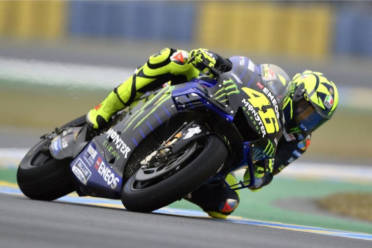 Rossi keluhkan Yamaha M1 2019 loyo di trek lurus.