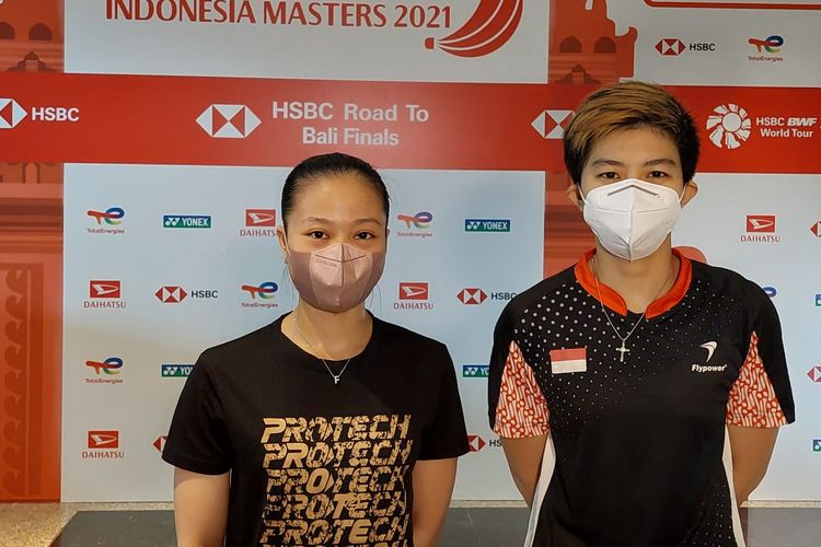Fitriani dan Yulia Yosephine Susanto akan tampil sebagai pasangan ganda putri di Indonesia Masters 2021. 