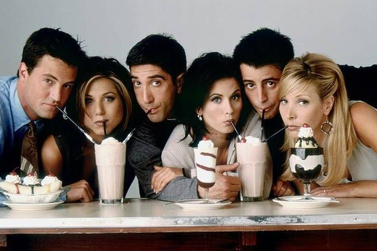 Seri televisi Friends berusia 25 tahun.