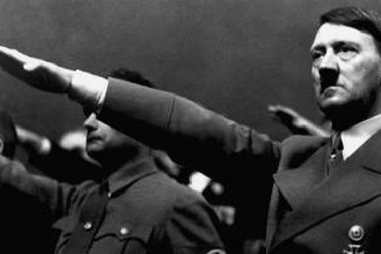 Diktator Jerman, Adolf Hitler.