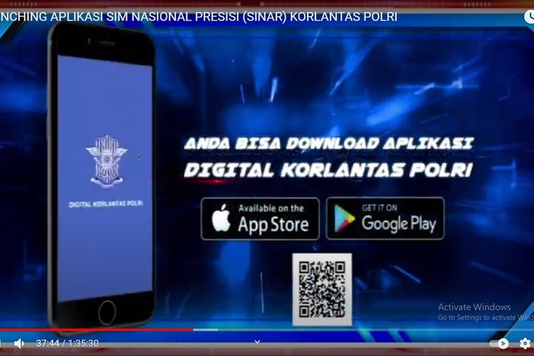 Cara perpanjang SIM online via aplikasi Digital Korlantas Polri.