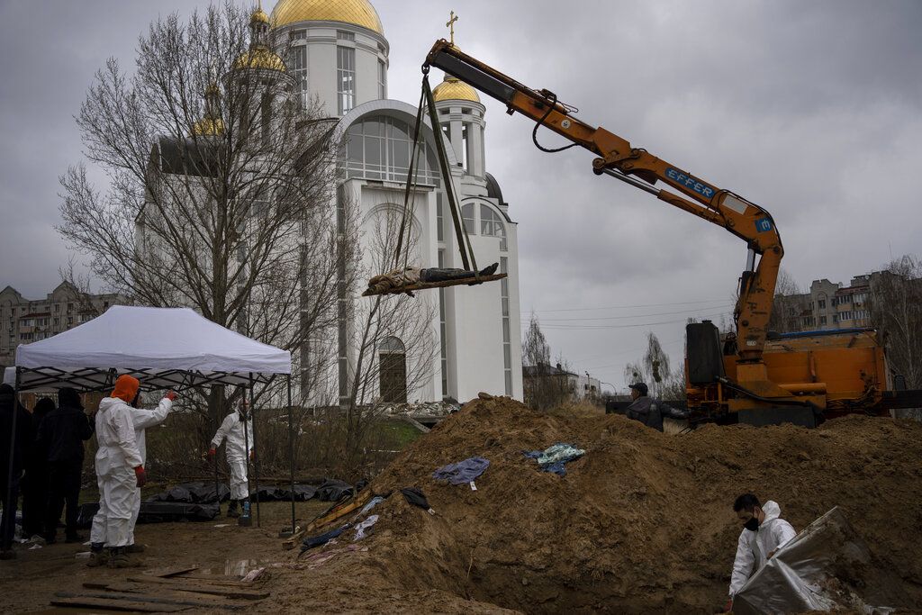 1.222 Mayat Ditemukan di Kyiv Setelah Kuburan Massal Digali, Ukraina Kumpulkan Bukti Kejahatan Perang