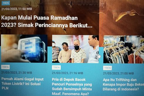[POPULER TREN] Perincian Kapan Mulai Puasa Ramadhan 2023 I Artis Cilik Malaysia Lumpuh karena 