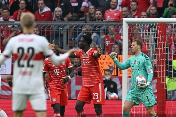 Bayern Muenchen bertandingan dengan Stuttgart pada pekan ke-33 Bundesliga, Minggu (8/5/2022).