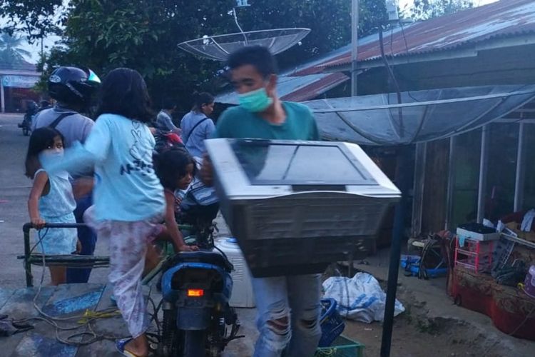 Tiga kepala keluarga diusir dari kontrakan karena beda pilihan dari pemilik, Sabtu (5/12/2020)