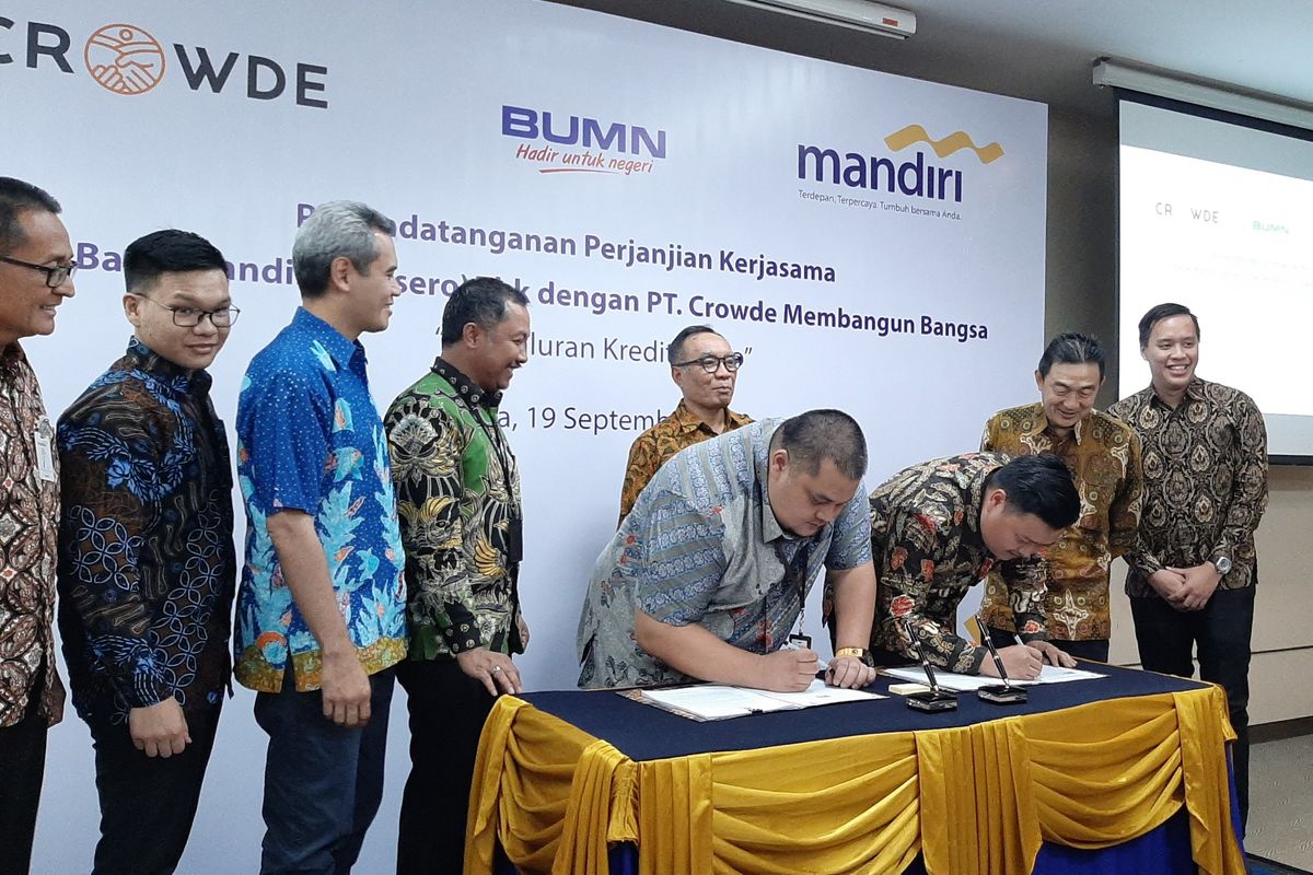 Kerja sama Bank Mandiri dan Crowde