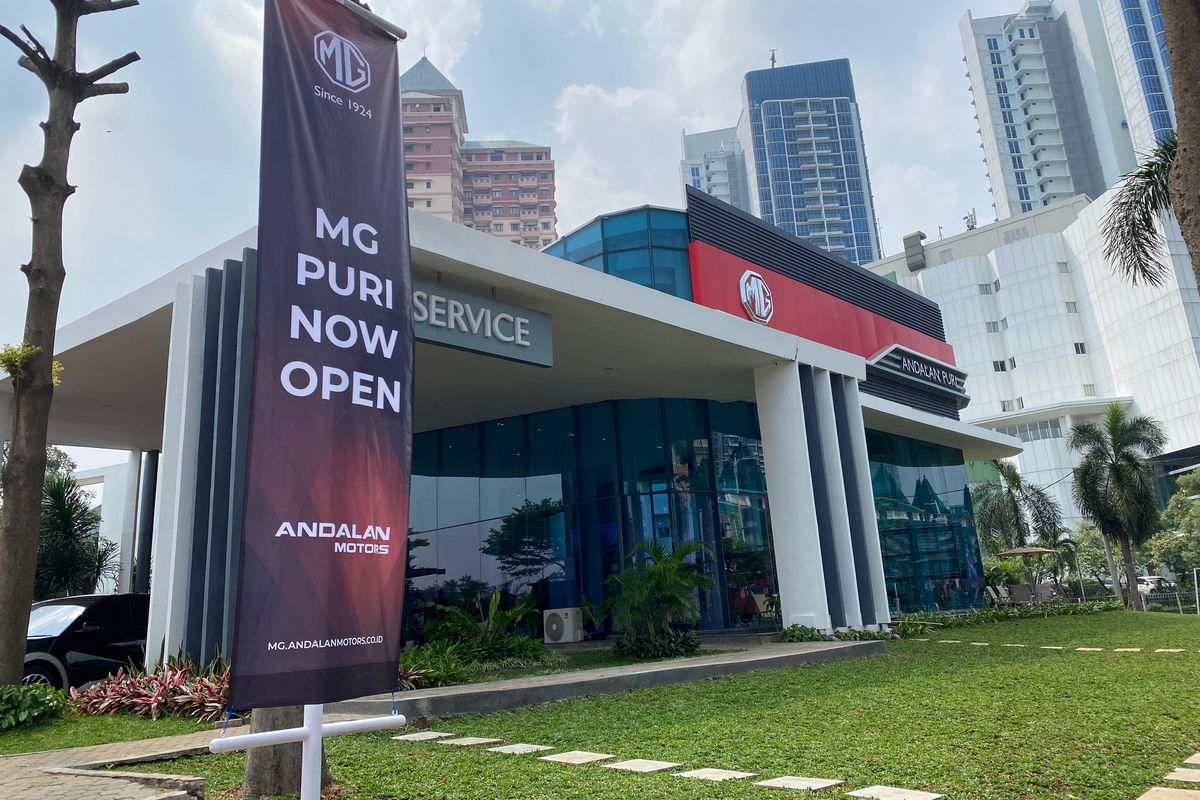 Diler MG Motors di kawasan Puri Jakarta Barat