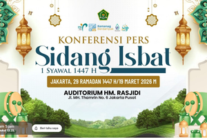 Rangkaian Sidang Isbat Penentuan Idul Fitri Dimulai, Ini Link Live Streaming-nya