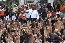 Saat Anies Baswedan Kampanye di Bekasi, Warga Berebut Salim dan Rela Sepatunya Kotor