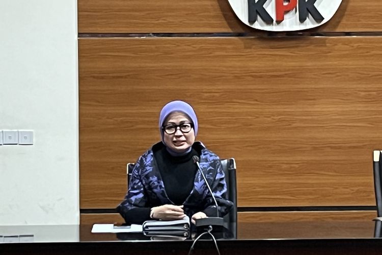 Juru Bicara Komisi Pemberantasan Korupsi (KPK) Bidang Pencegahan Ipi Maryati di Gedung Merah Putih KPK, Jakarta, Rabu (8/3/2023).