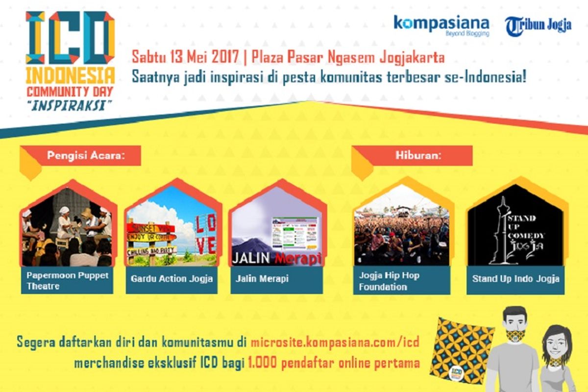 Bukan hanya sekadar acara kumpul-kumpul bersama komunitas, di Indonesia Community Day akan ada Instagram competition yang sangat sayang untuk dilewatkan. Acara digelar pada 13 Mei 2017.