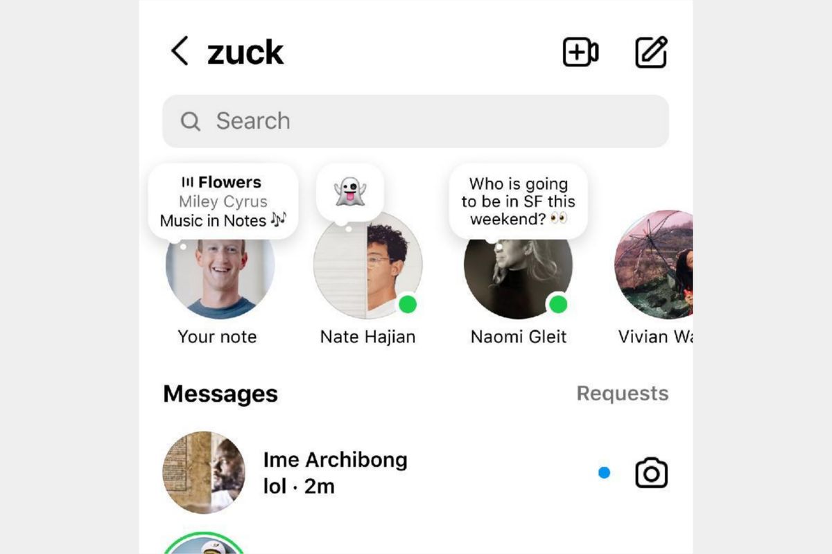 pengguna juga bisa membagikan judul musik favoritnya lewat Instagram Notes.