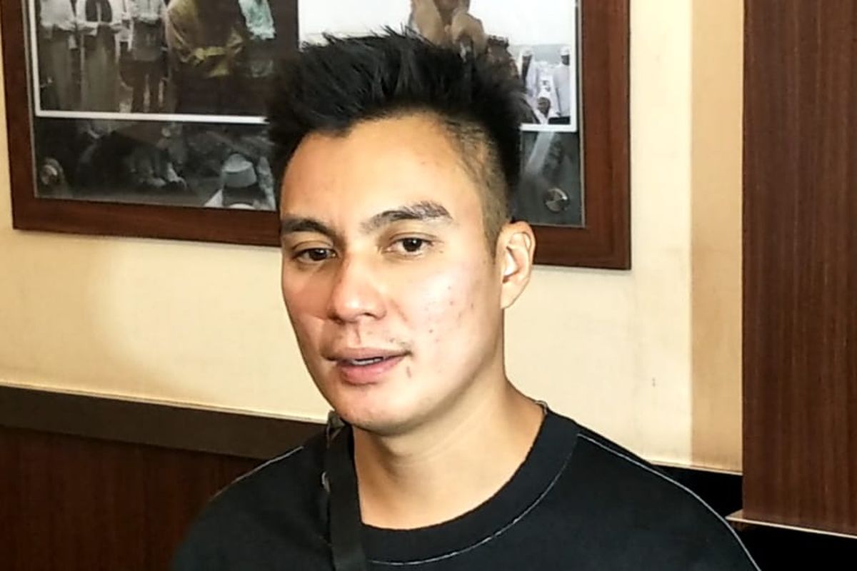 Baim Wong saat ditemui di Polres Metro Jakarta Selatan, Kamis (25/7/2019)