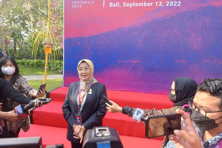 Direktur Jenderal Binwasnaker & K3, Haiyani Rumondang setelah 2022 G20 OSH Network Annual Meeting 