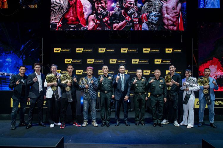 CEO ONE Chatri Sityodtong saat konferensi pers ONE Lumpinee di Bangkok pada Senin, 12 September